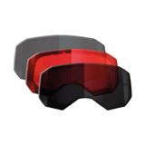 ABUS Accessoire-Glas voor de fietsgoggles Buteo, black chrome