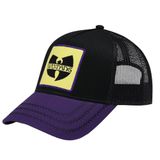 AMPLIFIED Pet 'Wu-Tang' geel / donkerlila / zwart