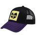 AMPLIFIED Pet 'Wu-Tang' geel / donkerlila / zwart