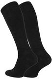 Cotton Prime VCA Steunkousen reiskousen compressiekousen (2 paar) dames en heren steunkousen zwart, antraciet, beige, marineblauw, zwart, 35-38 EU