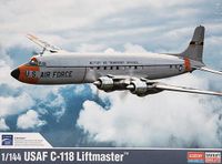 Academy Modelbouwpakket Vliegtuigen - 12634 Douglas DC-6/C-118 Liftmaster - Propeller Vliegtuig Plastic - 1:144 - Modelbouw