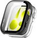 Strap-it étui rigide avec plaque de verre adapté pour Huawei Fit 5 (Noir)