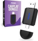 Premes - 2 in 1 Mini Carplay Dongle - Draadloos Carplay - Android Auto Dongle - Bluetooth Dongle - Carplay Adapter