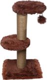 Topmast Krabpaal Fluffy Merida - Bruin - 34 x 34 x 67 cm