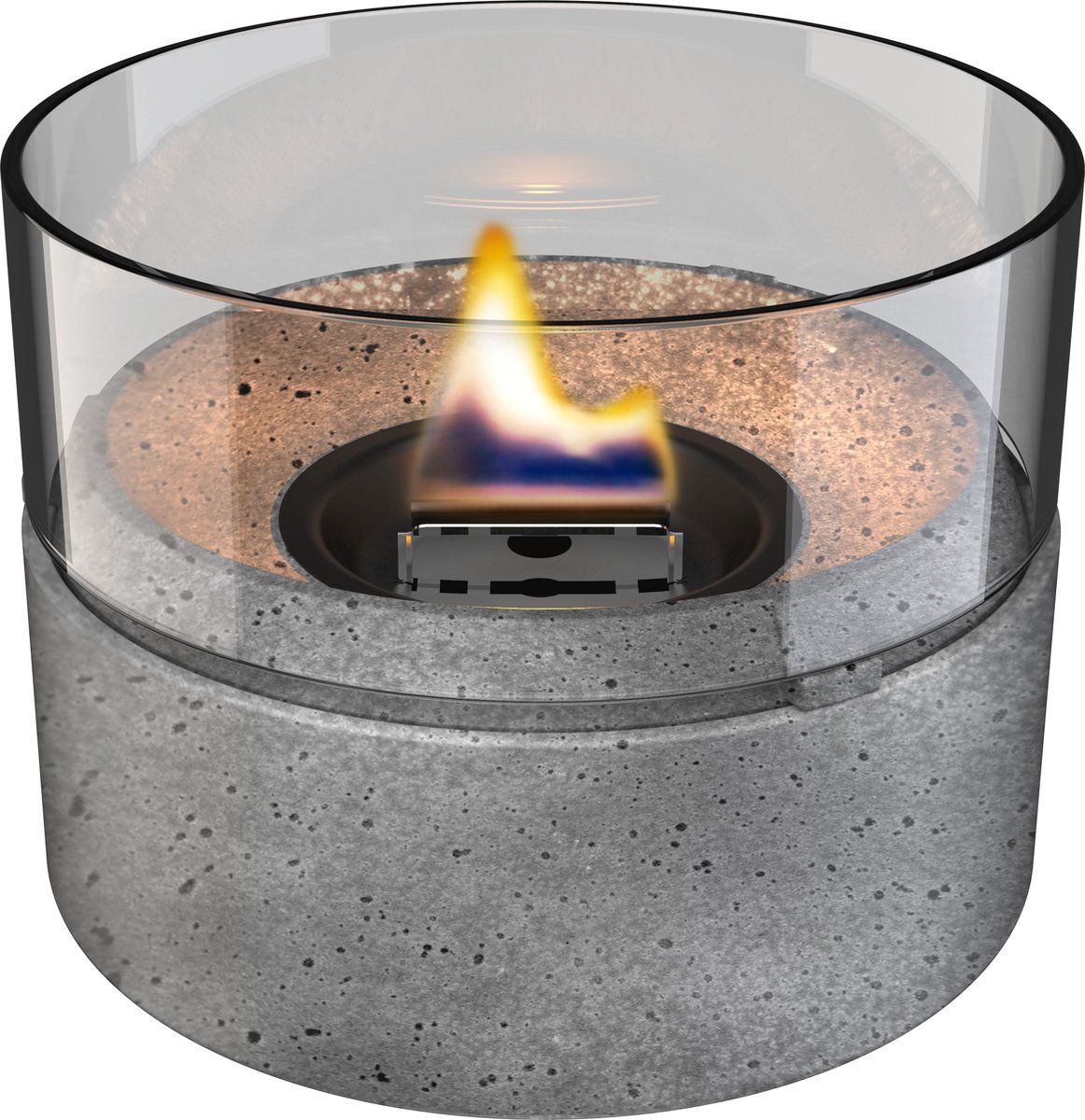 TenderFlame - Cafe 18 - Grey Lava - Grijs - sfeerhaard - tafelhaard