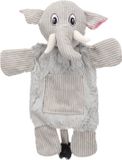 SPEELGOED Flamingo Hondenknuffel Hida platte olifant grijs 39x16x46CM