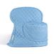 KitchenAid Staande mixerhoes kantelbaar met opbergvak, gewatteerd, 100% katoen, blauw fluweel, 36,6 x 45,7 x 25,4 cm