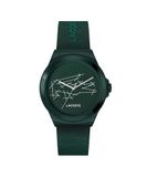 Lacoste NEOCROC Herenhorloge, analoog, Groen/Groen, riem
