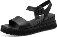 Tamaris - Dames - Sandalen met hak - Zwart - Maat 36
