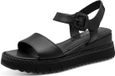 Tamaris - Dames - Sandalen met hak - Zwart - Maat 36