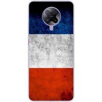 Xiaomi Poco F2 Pro Franse vlag siliconen hoesje