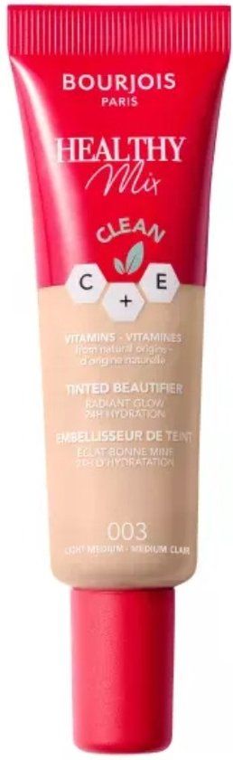 Bourjois Healthy Mix Clean Tinted Beautifier Foundation 003 Light Medium 30ml
