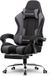 GTPLAYER Gamingstoel 135° verstelbaar, ergonomisch, met uitschuifbare voetsteun - Grijs stof