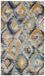 SAFAVIEH Monaco Collection Boho Vloerkleed, Laagpolig, Blauw/Meerkleurig, 91 x 152 cm