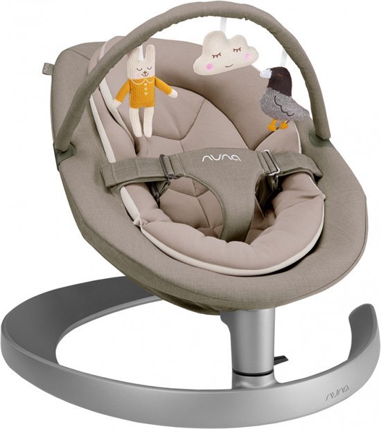 Nuna Leaf Grow Wipstoel Met Speelboog Biscotti beige