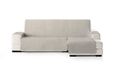 Eysa Mist bankovertrek, polyester, C/1 beige-grijs, Chaise longue 240 cm. Geschikt voor banken van 250 tot 300 cm.