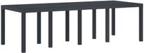 vidaXL Weerbestendige tuintafel antraciet 250 x 100 x 73 cm