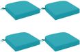 vidaXL 4-delige zitkussens SOEST 100% Polyester Turquoise