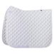 Imperial Riding Zadeldek IRH Basic DR, dressuur-zadeldek van polyester keperstof met dubbele riemkousbevestiging en billetstrap, wit, pony