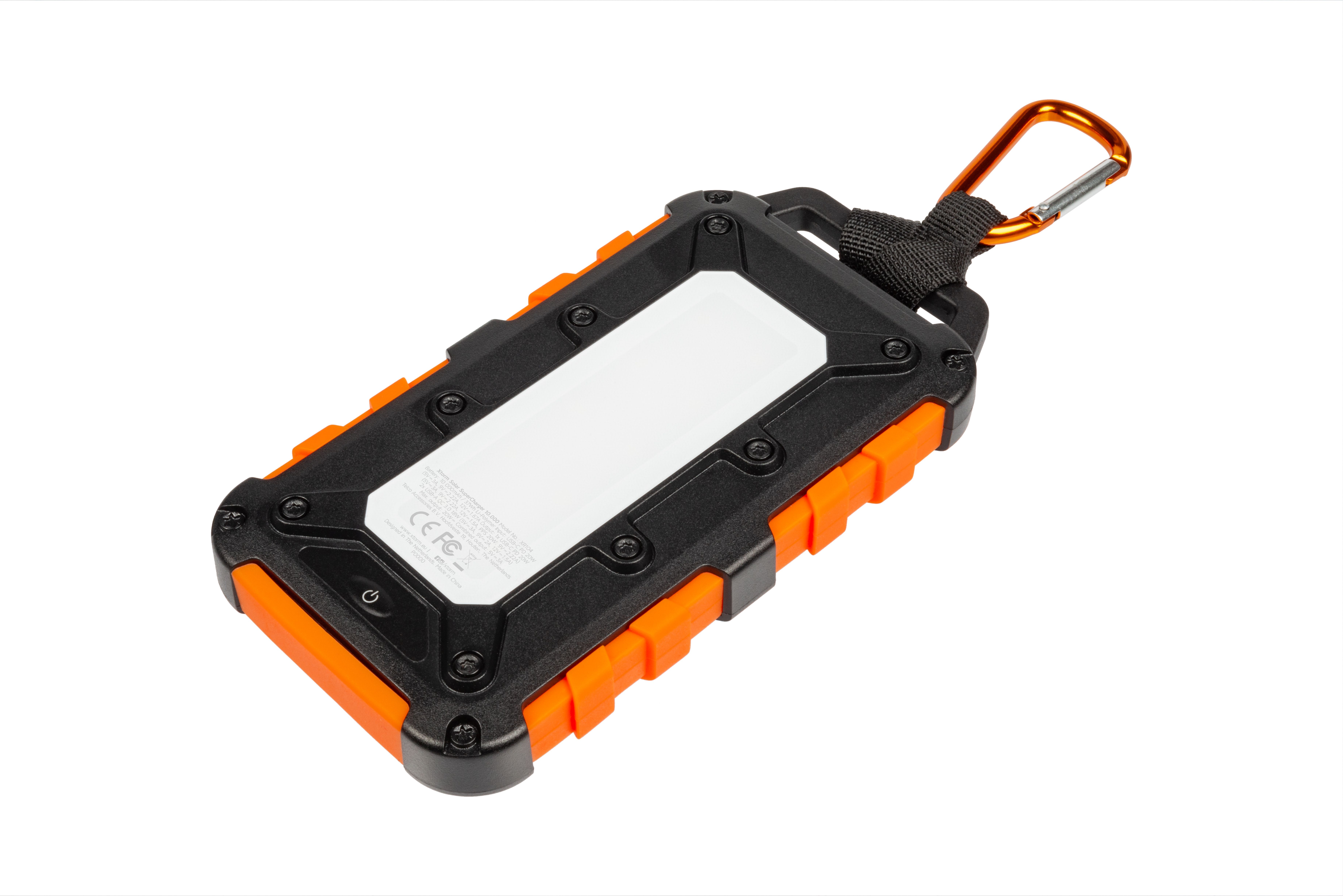 Xtorm Solar Charger 10.000 mAh - Black/Orange - IPX4 - 20W