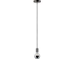 Paulmann Larus Badkamer Hanglamp - Zwart Chroom - E27 - Met Dimfunctie