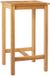 vidaXL Bartafel Naturel 60 x 60 x 105 cm Massief Teakhout
