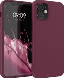 kwmobile telefoonhoesje geschikt voor Apple iPhone 12 / iPhone 12 Pro - Hoesje voor smartphone - Back cover in wijnrood