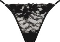 Hunkemöller Dames Lingerie String Ingrid - Zwart - maat M