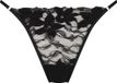 Hunkemöller Dames Lingerie String Ingrid - Zwart - maat M