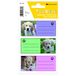 TopStick 1343 boektiketten gelinieerd, honden, set van 10 (76 x 35 mm, 50 vellen, papier) zelfklevende naamstickers met motief voor school voor kinderen, meisjes en jongens, 150 schoollabels