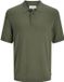 JACK&JONES JPRCCWILLIAM KNIT POLO SS Heren Polo M Viscose/Polyamide Four Leaf Clover