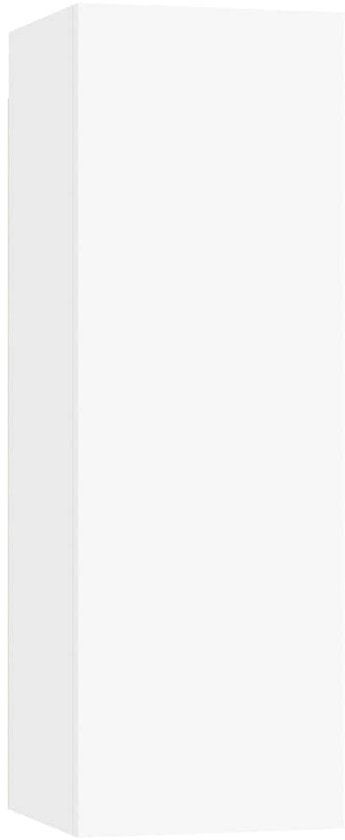 vidaXL Tv-meubel - 30,5x30x90 cm - Bewerkt hout - Wit