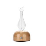 Zen'Arôme Diffuser voor etherische oliën door verneveling, programmeerbaar, Aurora-intensiteit instelbaar (tot 100 m²) en ledverlichting, koude verdeling, voor aromatherapie, timer, hout, glas