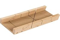 KS TOOLS 907.2513 – verstekdoos van hout – 350 x 120 x 50 mm, wit
