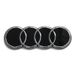 Audi Black Edition 89A071801 Ringen Bord Borstel Blackline Logo, zwart