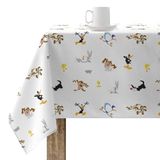 BELUM tafelkleed van harsgecoat weefsel, 140 x 140 cm, vlekbestendig, model Ltunes Basic 1