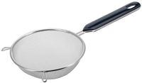 Westmark Huishoudzeef, Traditionell, ø 10 cm, roestvrij staal/kunststof, zilver/zwart