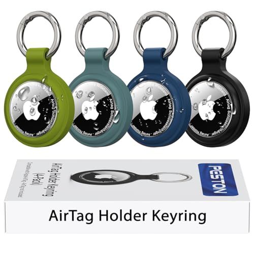 PESTON Houder voor Apple AirTag Sleutelhanger