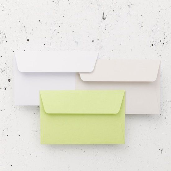 Clairefontaine Stuifmeel Envelop 90x140 mm Wit