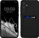 kwmobile telefoonhoesje geschikt voor Samsung Galaxy A55 5G - Hoesje met pasjeshouder - TPU case in zwart