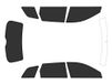 Varianz auto getinte displaybeschermfolies voor auto complete set, zwart 05