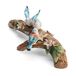 Fitz en Floyd Toulouse vogelkandelaar, 40,6 cm, blauw