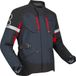 Bering Halifax 17353 veste textile moto imperméable, noir/anthracite/rouge, taille L