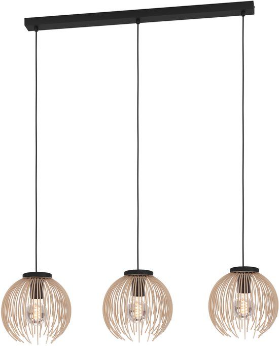 EGLO Venezuela-A Hanglamp - E27 - 93,5 cm - Zandkleur