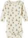 NAME IT NBNGAVO EMO LS SLIM BODY LIL NOOS - Baby - Bodies - Turtledove - Lange mouw - Katoen/Lyocell/Elastaan