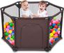 Bol Baby parc - parc pour bébé, aire de jeux, grand centre d'activités avec antidérapant