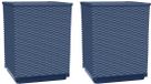 vidaXL Plantenbakken - 2 stuks - 30x30x37 cm - Polypropeen - Blauwgrijs
