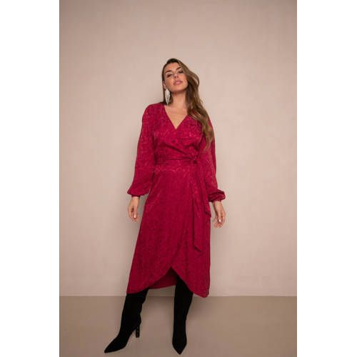 Freebird Blossom Dames Jurk Rood Maat M