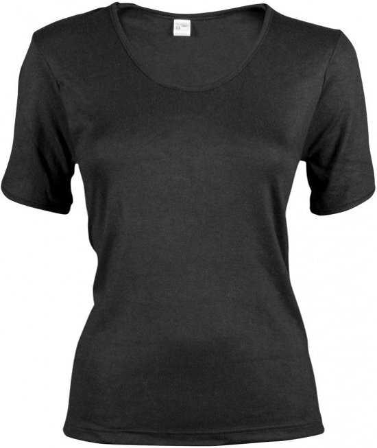 Beeren Dames Thermo Shirt korte mouw - Zwart - maat L