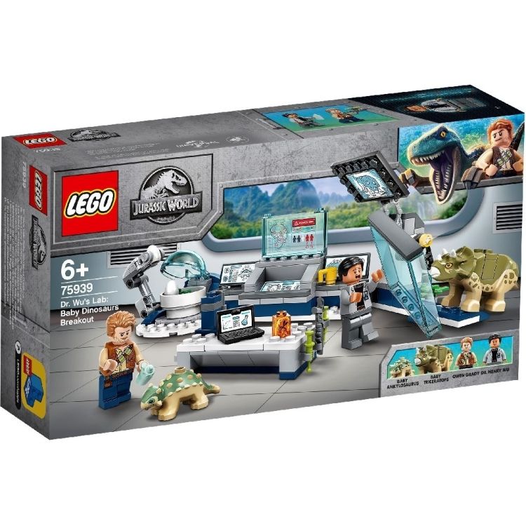 LEGO Jurassic World - Dr Wu's laboratorium: Ontsnapping van de babydinosaurussen 75939